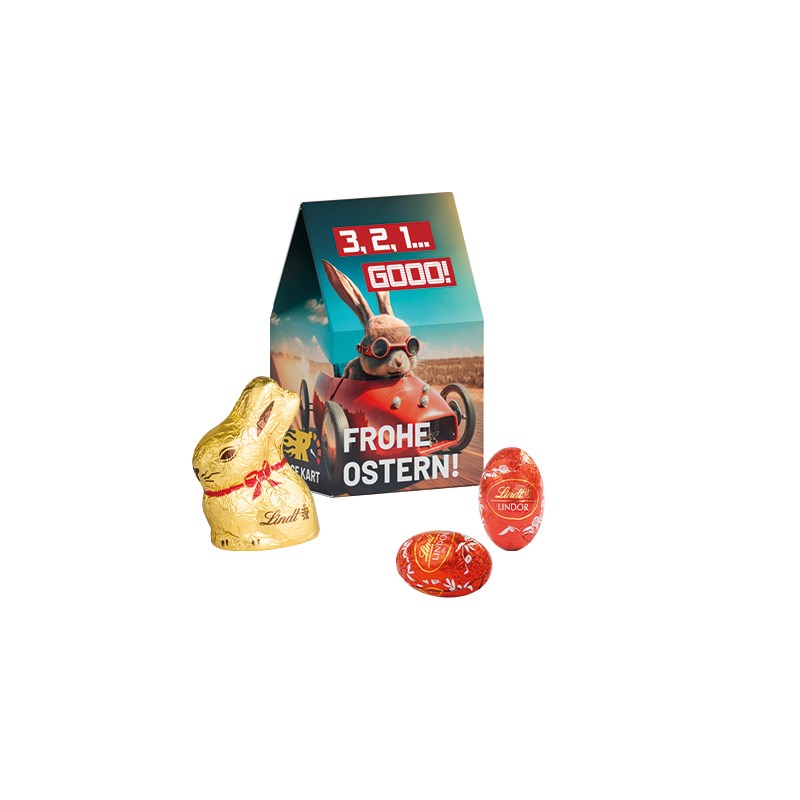 Standbodenbox, Lindt Minieier und Osterhase