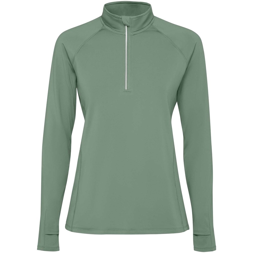 Estambul Half-Zip Sweatshirt für Damen - Laurel green