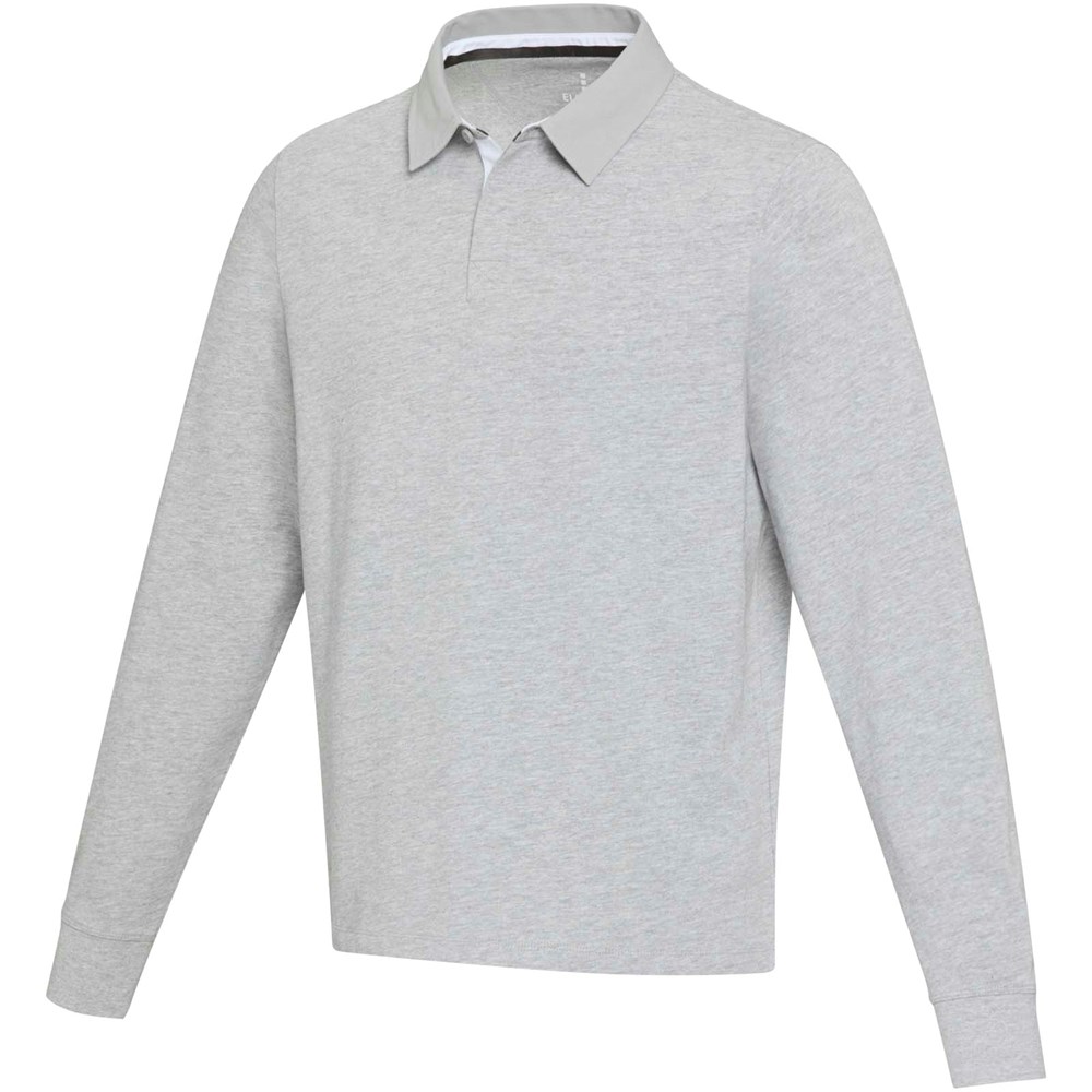 Clyde Rugby Polo Sweatshirt Unisex - heather grau