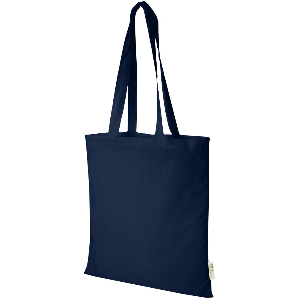 Orissa 100 g/m² Tragetasche aus Bio-Baumwolle 7L - navy
