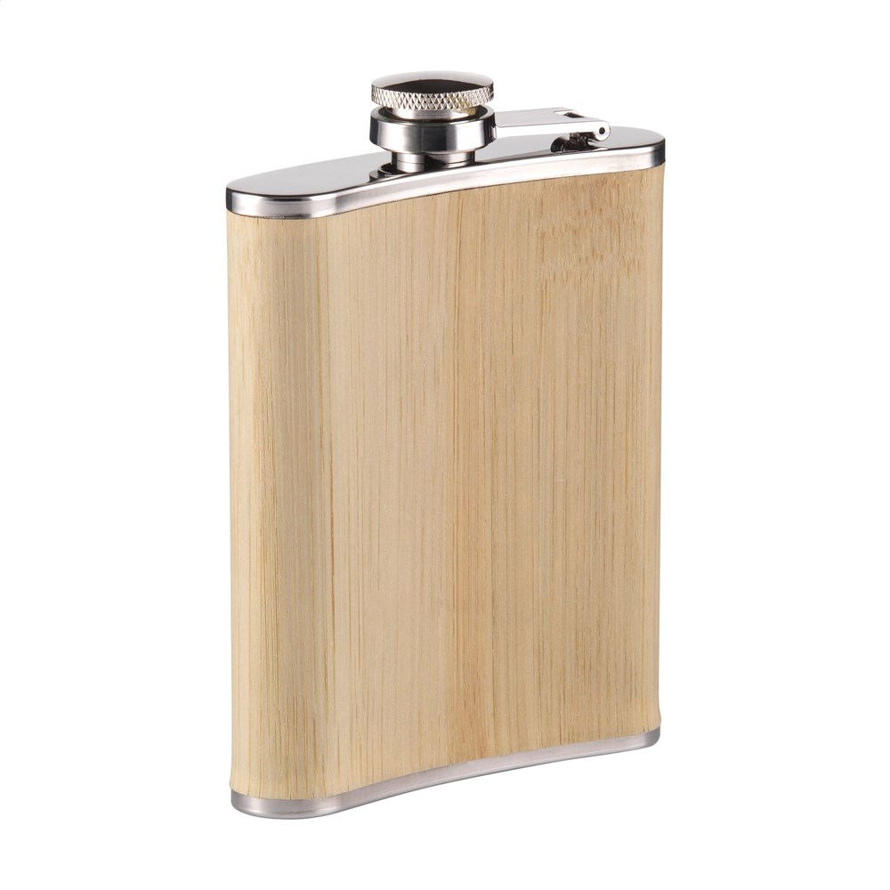 Hipflask Bamboo 200 ml Flachmann