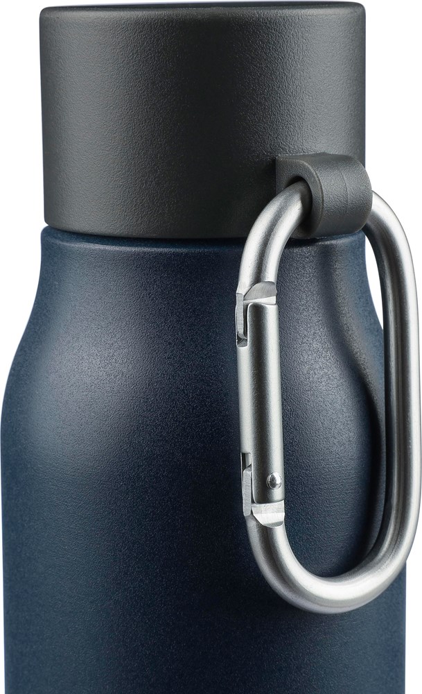 Doppelwandige Trinkflasche aus recyceltem Edelstahl (600 ml) Cassian