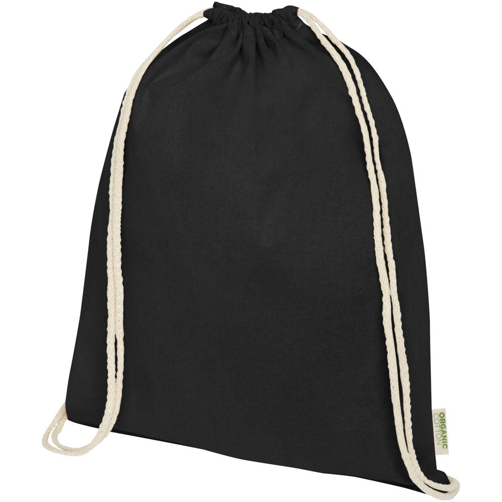 Odisha 140 g/m² OCS Bio-Sportbeutel 5L - schwarz