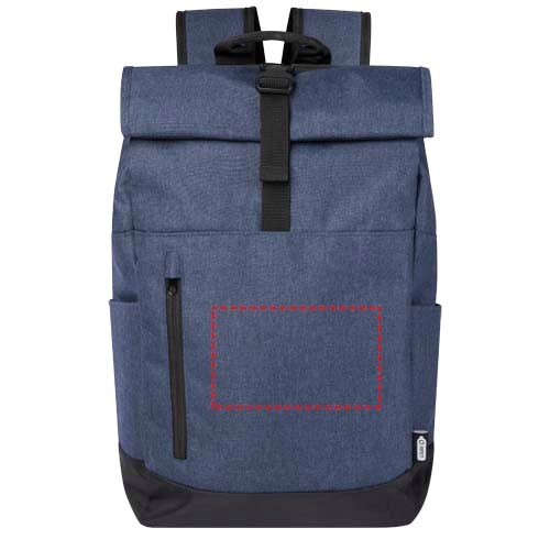 Hoss 15,6" GRS recycelter Rolltop Laptop-Rucksack 12L