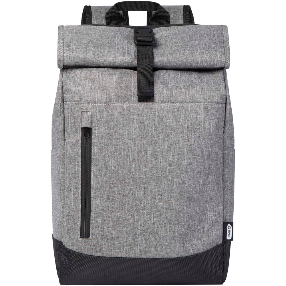 Hoss 15,6" GRS recycelter Rolltop Laptop-Rucksack 12L