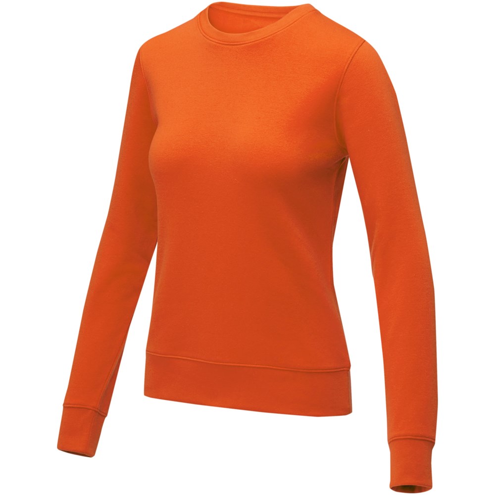 Zenon Damenpullover mit Rundhalsausschnitt - orange