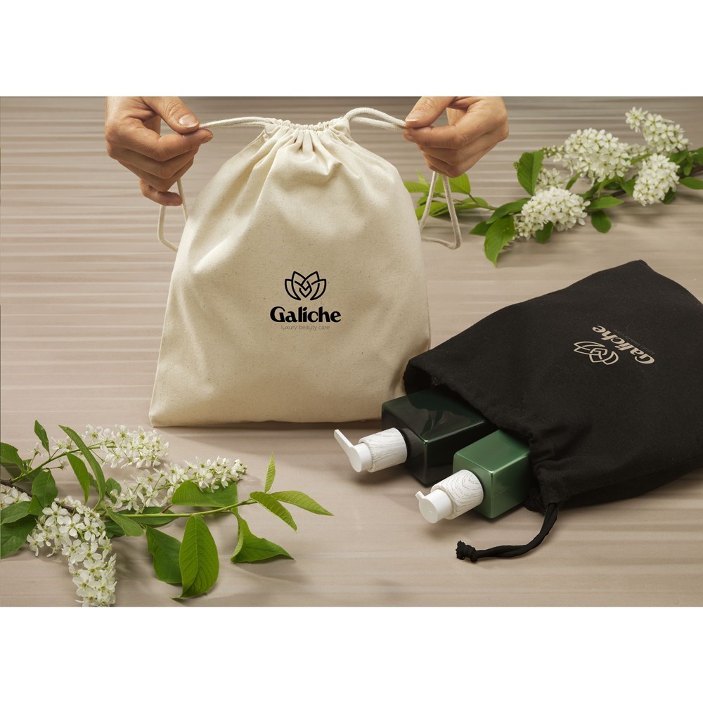 Gift Pouch Naturel GRS Recycled Cotton (150 g/m²) M