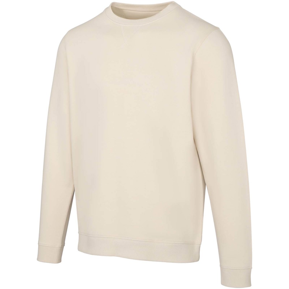 Jasper 280 g/m² Pullover mit Rundhalsausschnitt aus recycelter Bio Baumwolle (OCS), unisex - sandstone