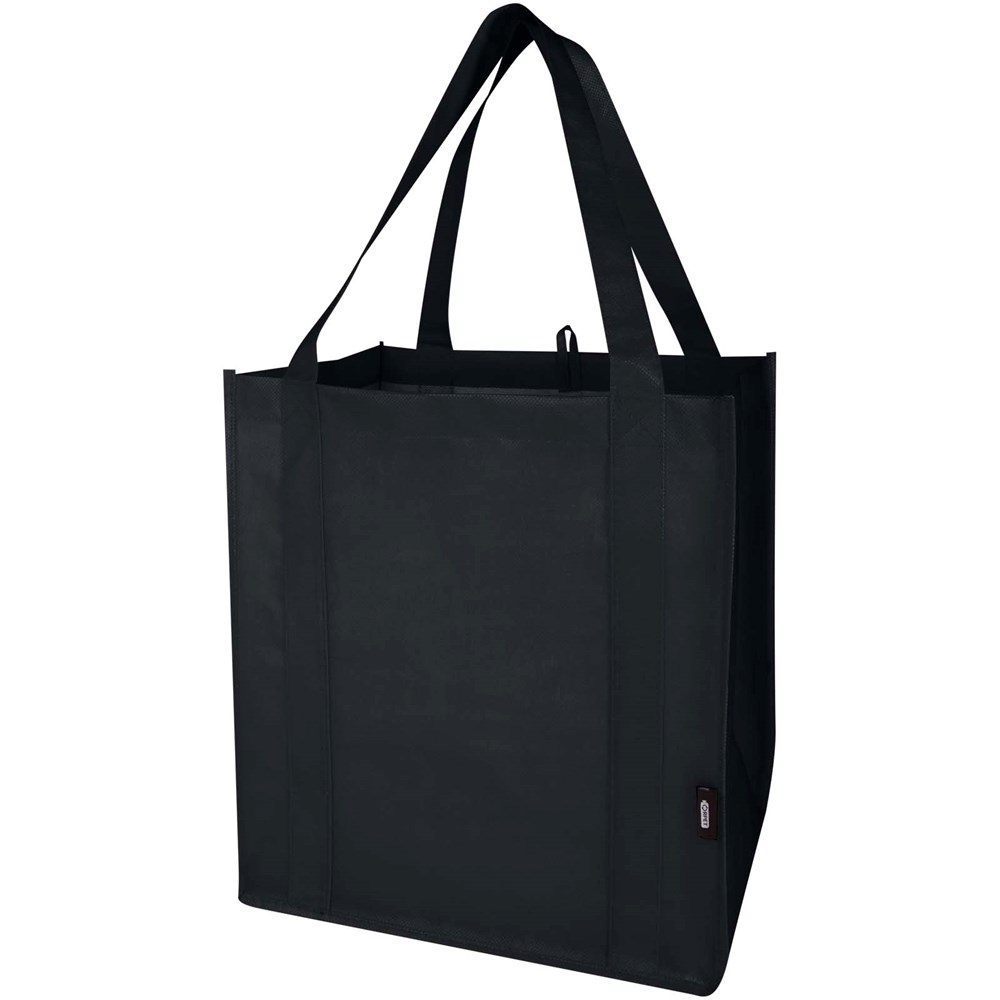 Liberty Tragetasche mit hartem Boden aus recyceltem GRS Non Woven 6 L - schwarz