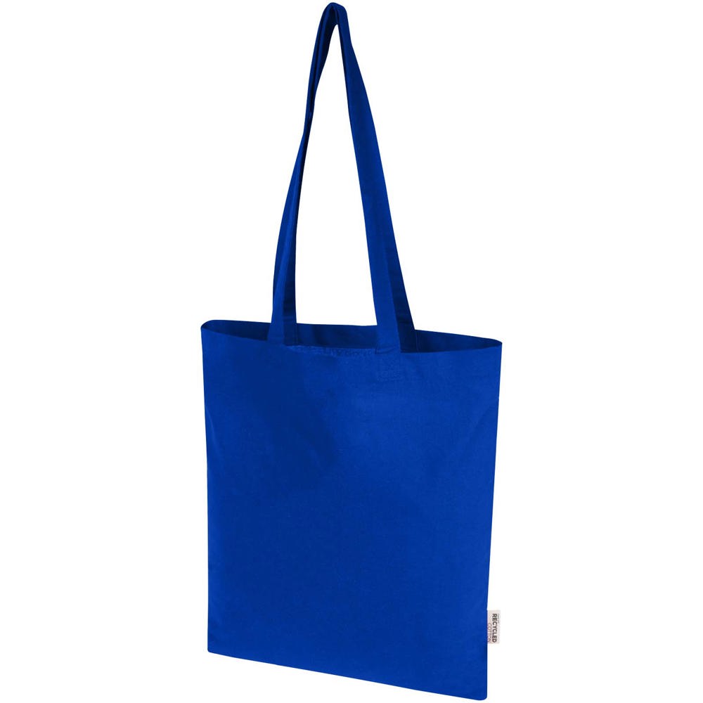 Madras Blend 140 g/m² Tragetasche aus GRS-recycelter Baumwolle 7L - royalblau