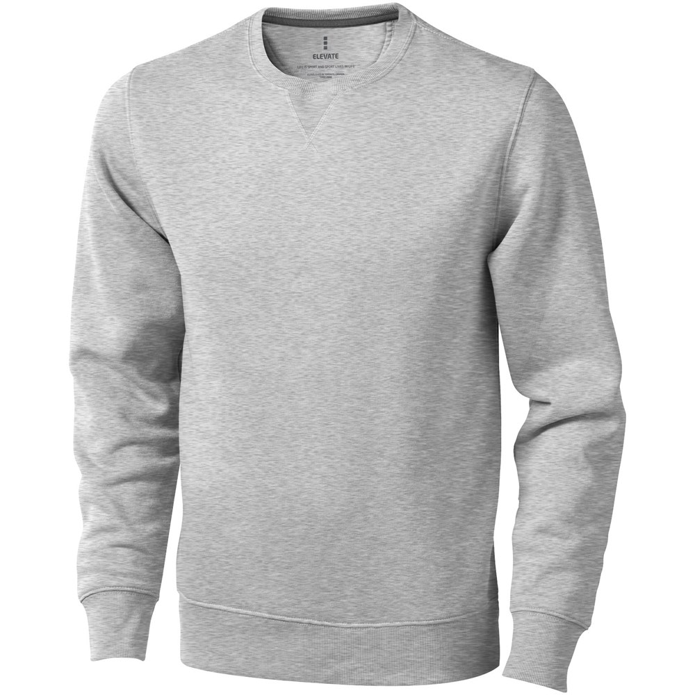 Surrey Sweatshirt mit Rundhalsausschnitt Unisex - grau meliert