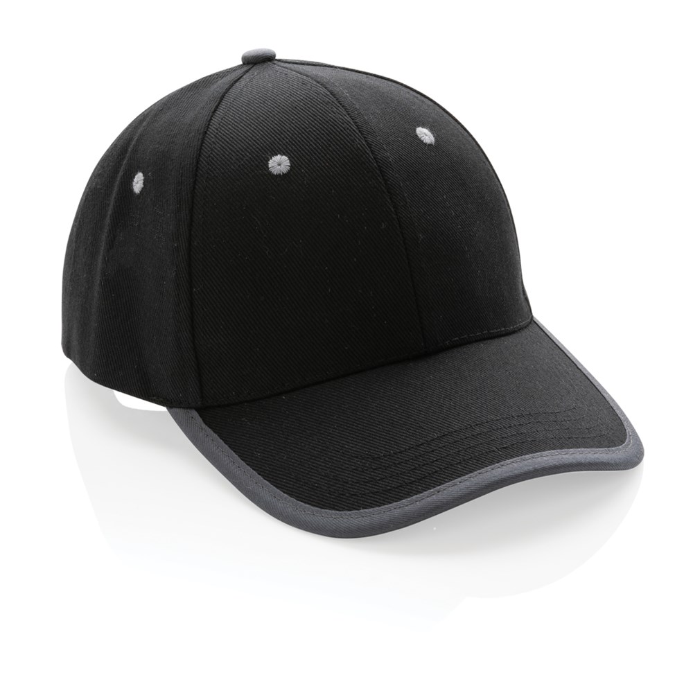 Impact AWARE™ 280gr Brushed rCotton 6 Panel Kontrast-Cap