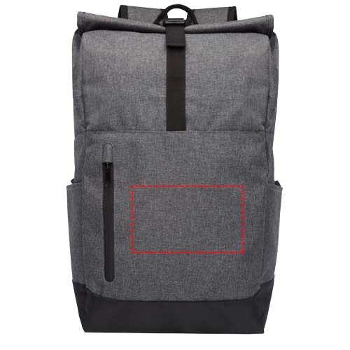 Hoss 15,6" GRS recycelter Rolltop Laptop-Rucksack 12L