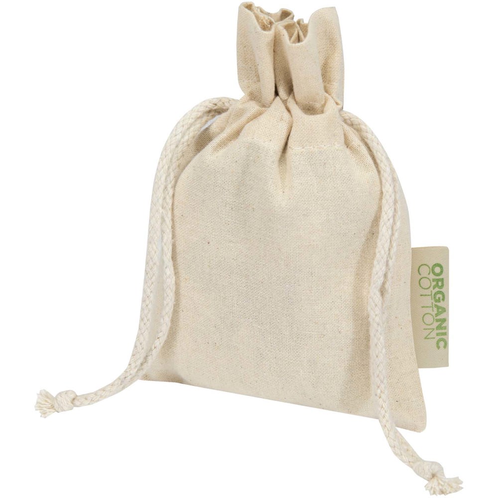 Odisha 140 g/m² OCS Bio Zuziehbeutel – 15 × 10 cm 