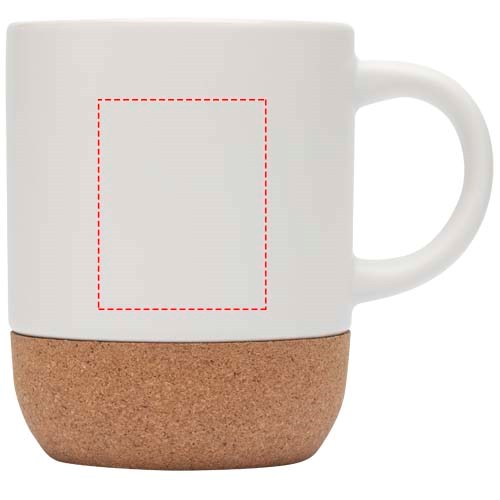 Billie 300 ml Sublimation Keramiktasse mit Korkdetails 