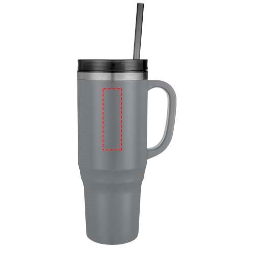 Melbourne 1200 ml RCS-zertifizierter Isolierbecher mit Strohhalm