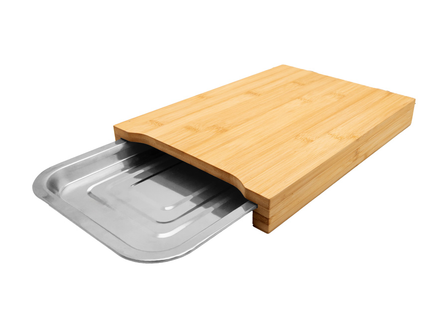 Schneidebrett aus Bambus mit Schale 'Lagos'