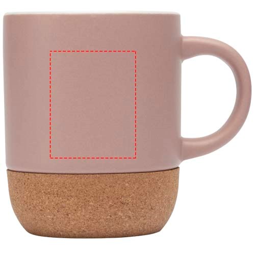 Billie 300 ml Sublimation Keramiktasse mit Korkdetails 