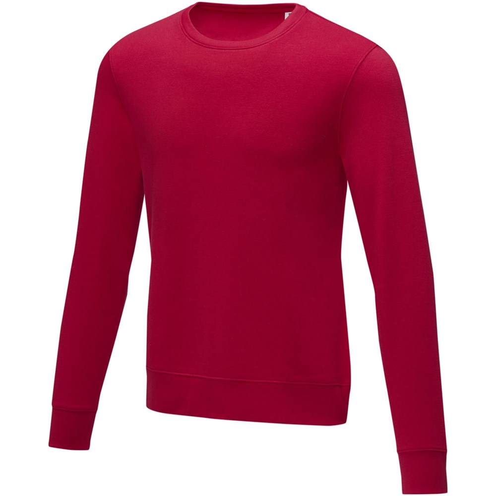 Zenon Herrenpullover mit Rundhalsausschnitt - rot