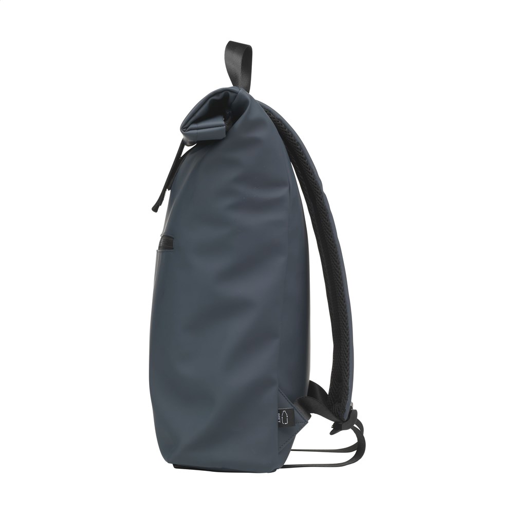 Lennon Roll-Top Recycled PU Backpack Rucksack