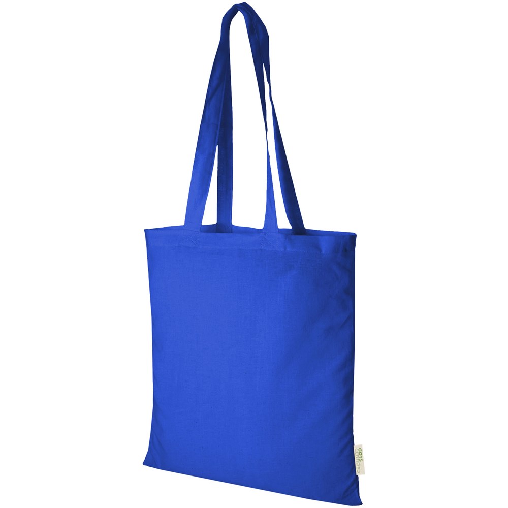 Orissa 100 g/m² Tragetasche aus Bio-Baumwolle 7L - royalblau