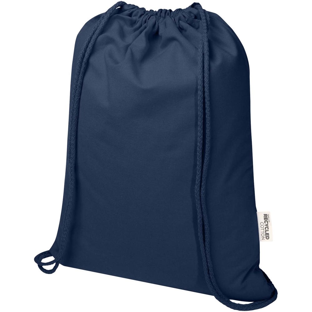 Oregon Blend 140 g/m² GRS-recycelter Turnbeutel 5 L - navy