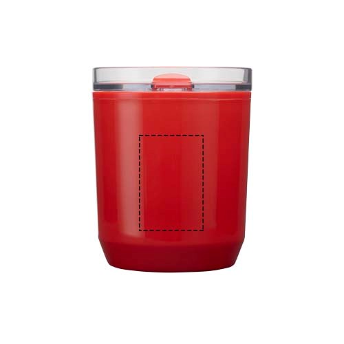 Hudson 180 ml doppelwandiger Becher aus recyceltem Kunststoff 