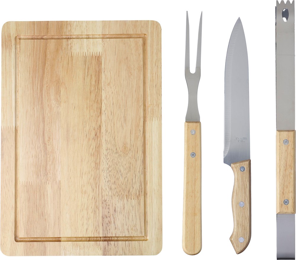 Grillset Kathleen | Edelstahl | 4 St. | Polyestertasche