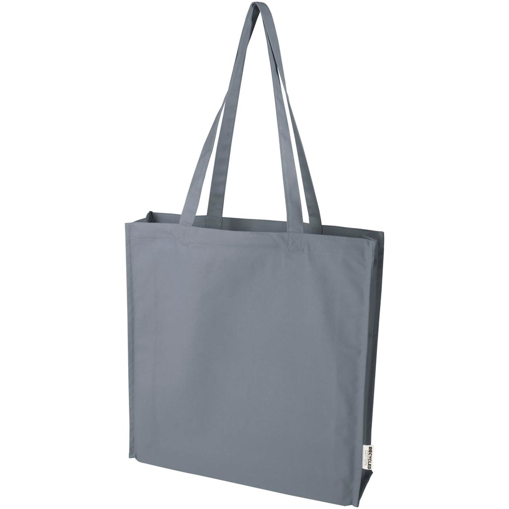 Florida 270 g/m² Tragetasche mit Seitenfalten 14L - grau