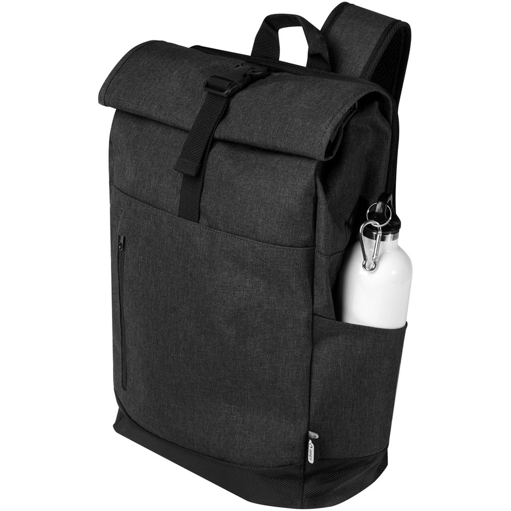 Hoss 15,6" GRS recycelter Rolltop Laptop-Rucksack 12L