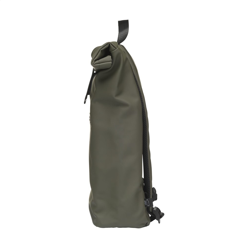 Lennon Roll-Top Recycled PU Backpack Rucksack