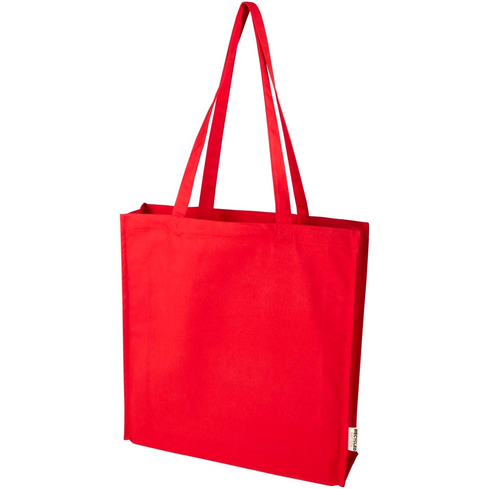 Florida 270 g/m² Tragetasche mit Seitenfalten 14L - rot