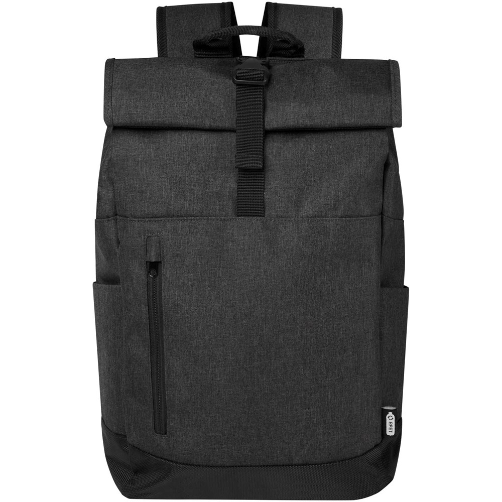 Hoss 15,6" GRS recycelter Rolltop Laptop-Rucksack 12L