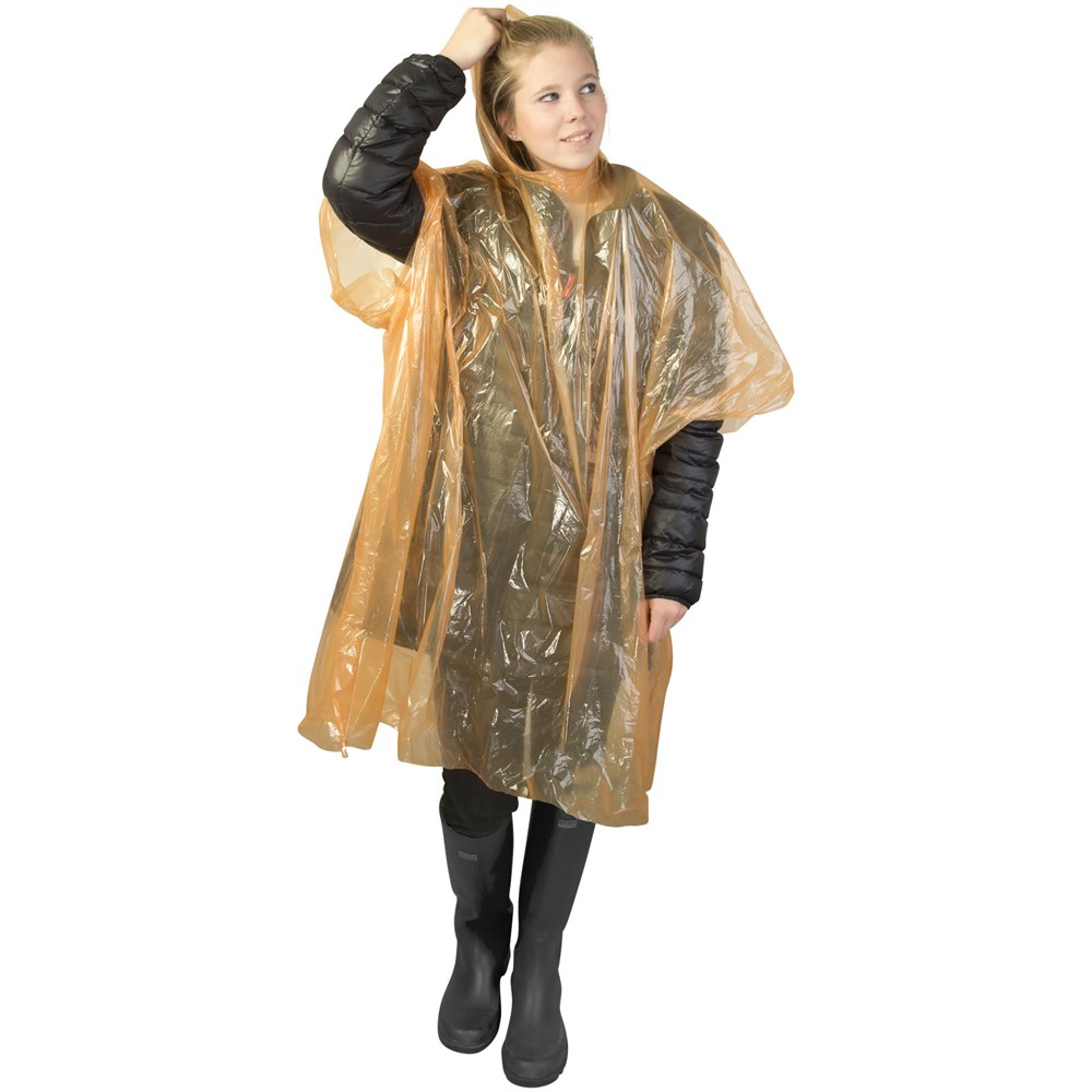 Ziva Einweg Regenponcho mit Hülle