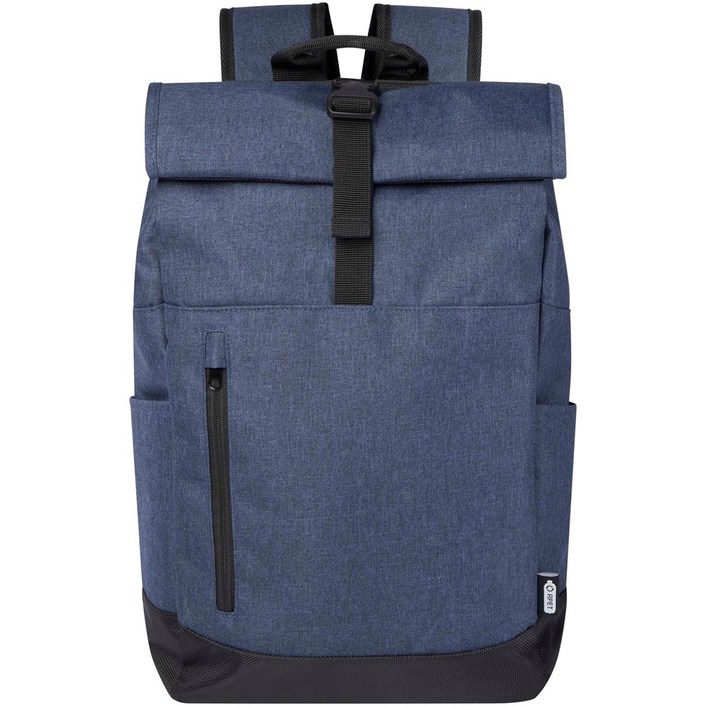 Hoss 15,6" GRS recycelter Rolltop Laptop-Rucksack 12L