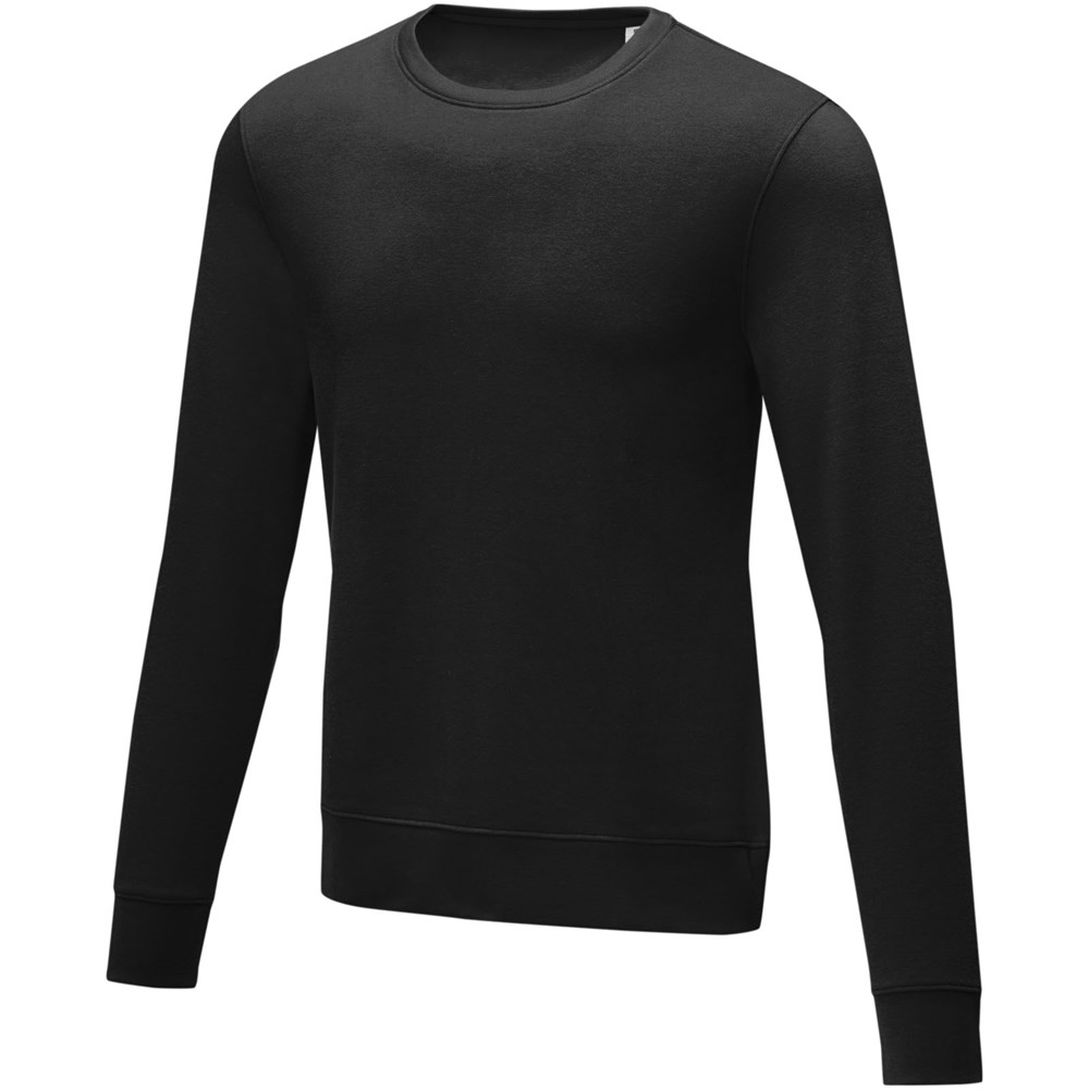 Zenon Herrenpullover mit Rundhalsausschnitt - schwarz