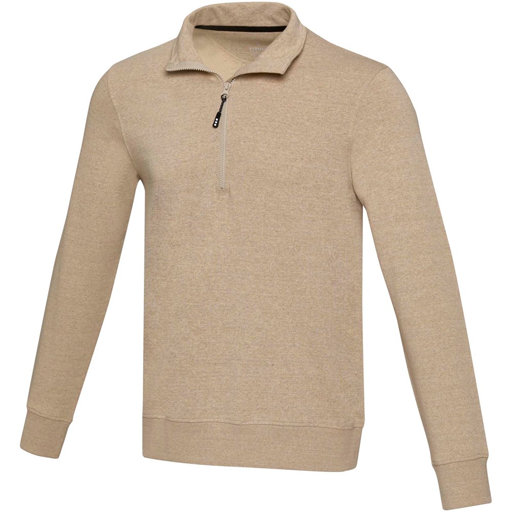 Tin 280 g/m² Aware™ Pullover mit Half-Zip Reißverschluss aus recyceltem Material Unisex
