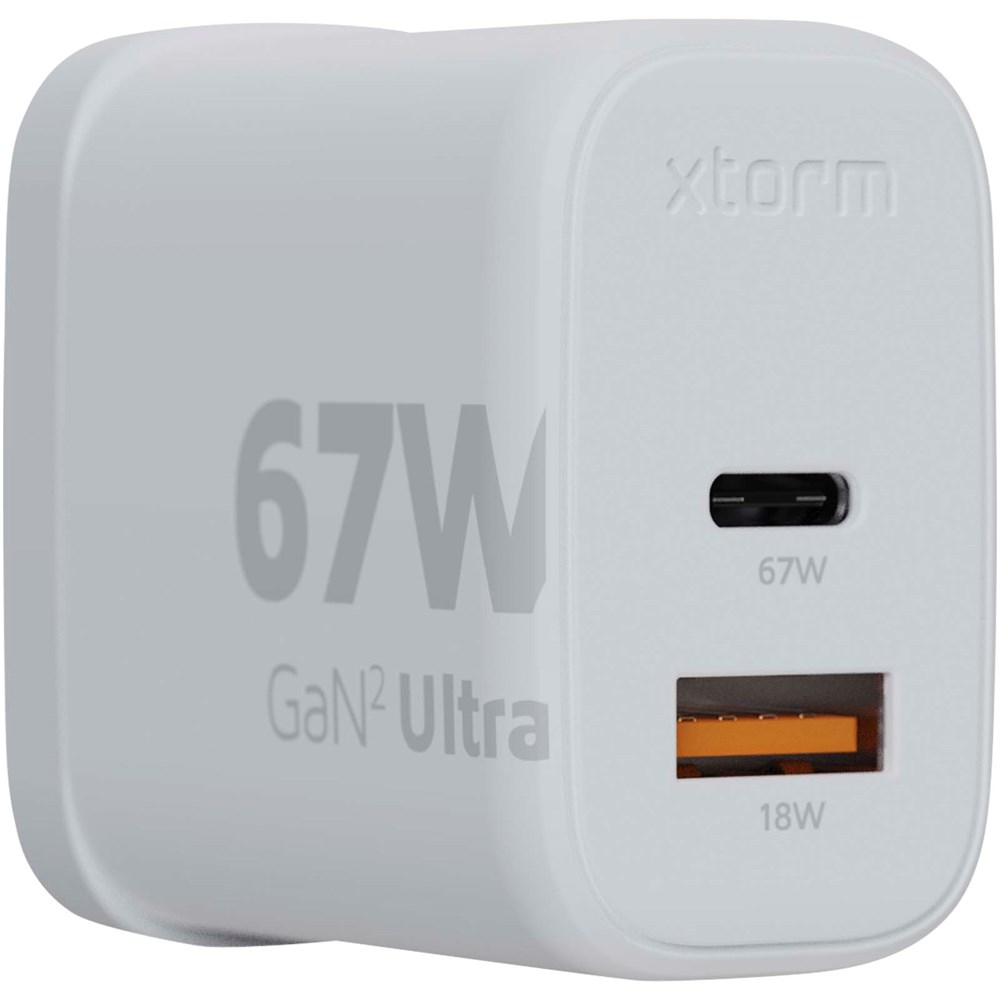 Xtorm XEC067G GaN² Ultra 67 W Wandladegerät mit UK-Stecker