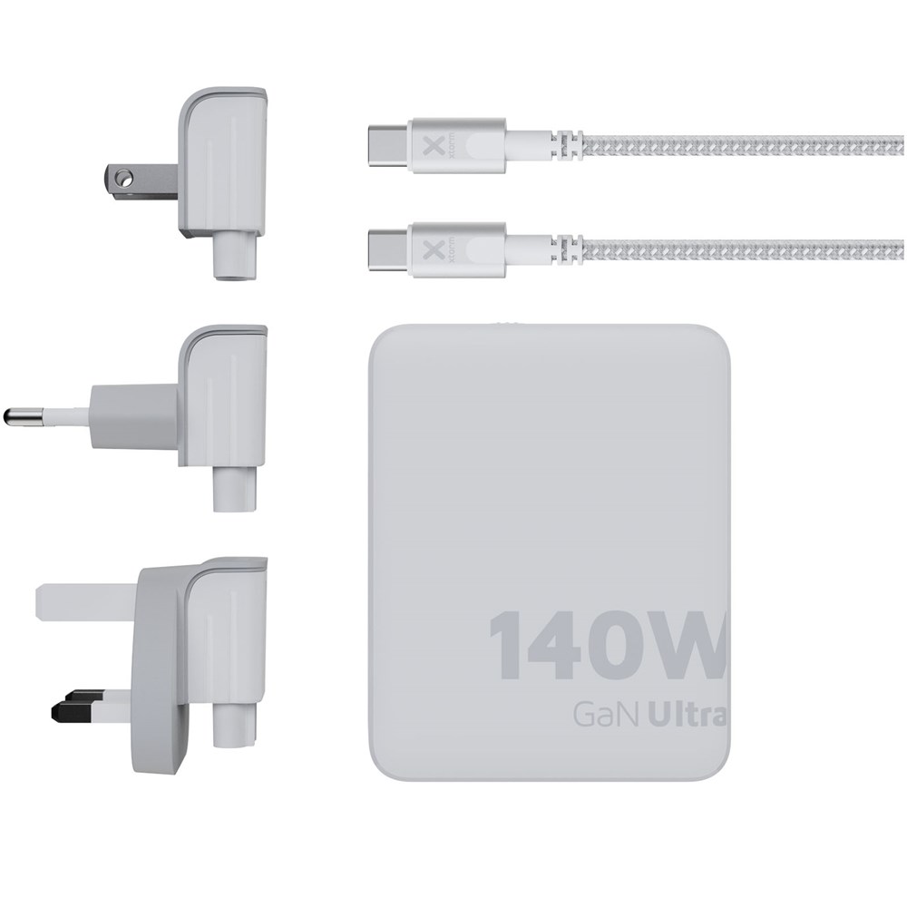 Xtorm XVC2140 GaN Ultra 140 W Reiseladegerät mit 240 W USB-C PD-Kabel